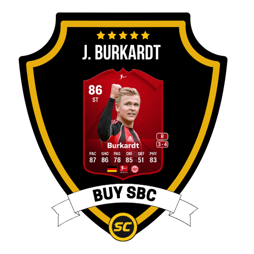 EA FC 26 SBC Jonathan Burkardt - PS4, PS5, Xbox One, Xbox Series X, Xbox Series S